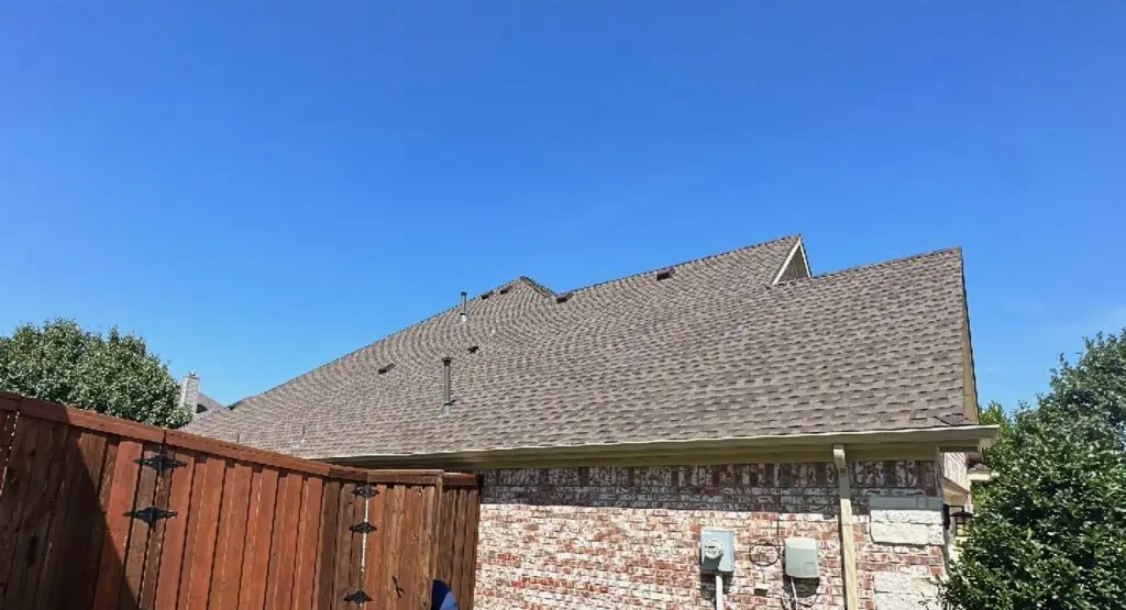 Completed roof replacement project in Ridley